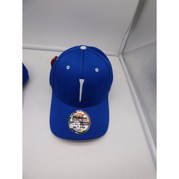 Authentic Pukka Embroidered Tee Stretch Fit Golf Cap/ Hat, Blue - Picture 2 of 11